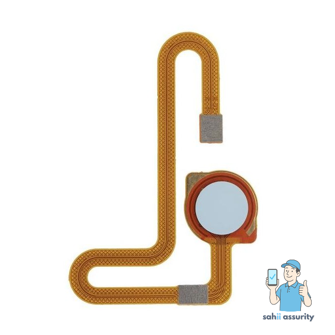 Fingerprint Sensor with Flex Cable for Xiaomi Redmi Note 8 White thumbnail